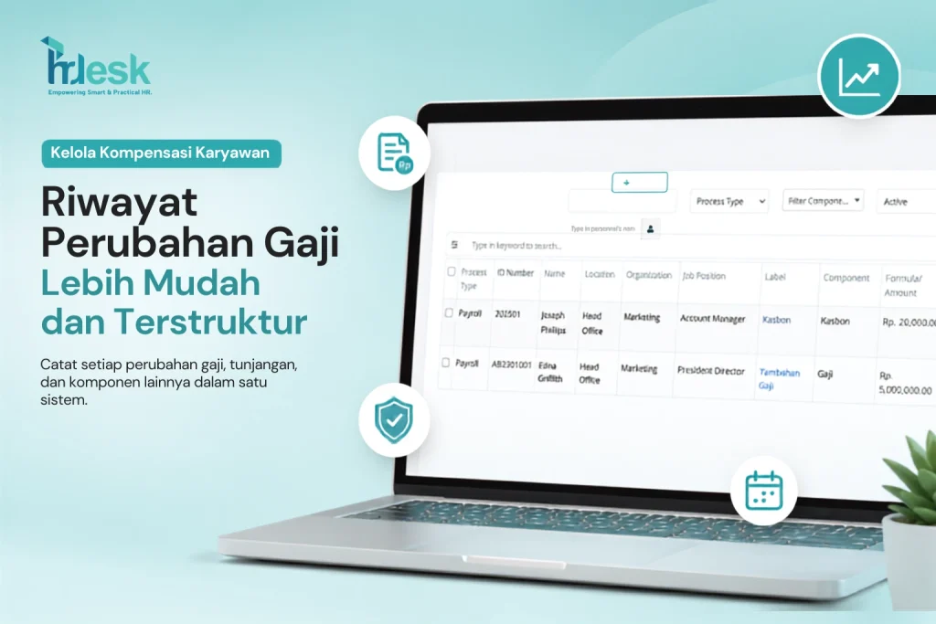catat perubahan gaji